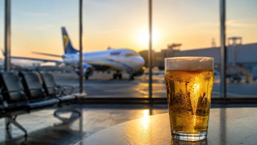 Ryanair airport alcohol ban debate explodes after Michael O’Leary warned that 6am beers, drunk passengers and rising flight diversions are becoming a growing safety and cost crisis across Europe’s busiest airports.