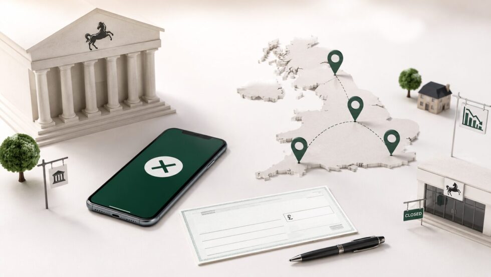 Annabel Yates Lloyds cheque deposit dispute reveals UK banking gaps, cheque rules, rural access issues, app scan failures and branch closures affecting customers nationwide
