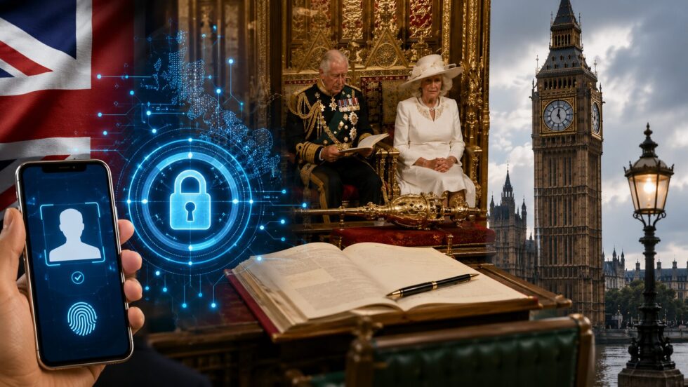 Digital ID UK explained through King’s Speech 2026: what time is the king’s speech today, state opening of parliament, digital identity rollout, security, privacy and UK policy direction.
