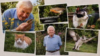 David Attenborough urges UK cat owners to protect garden birds after BBC&rsquo;s Secret Garden highlighted how outdoor cats can affect robins, blue tits and other wildlife.