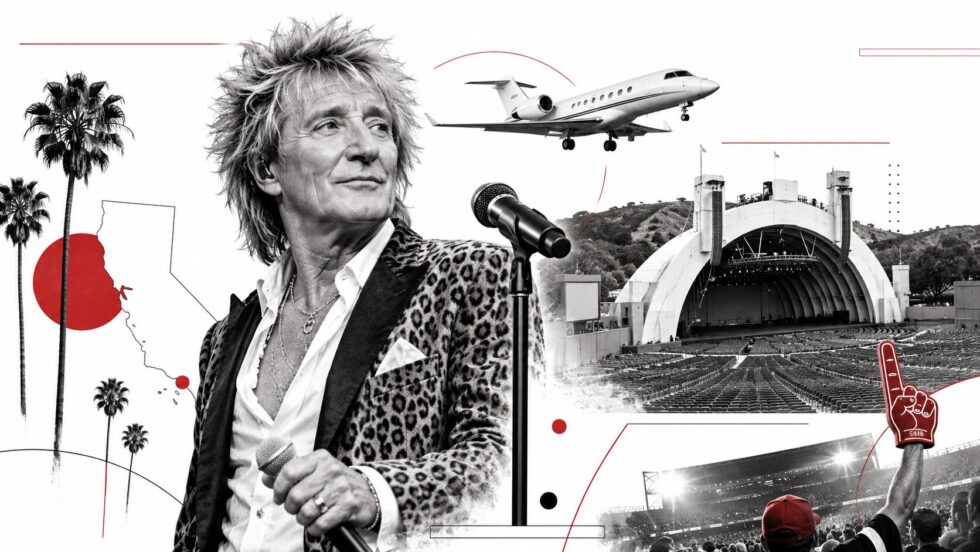 Rod Stewart California concert cancelled in Chula Vista after doctors diagnosed an acute respiratory infection and laryngitis. What happened, what he said, ticket refunds and his next announced show.