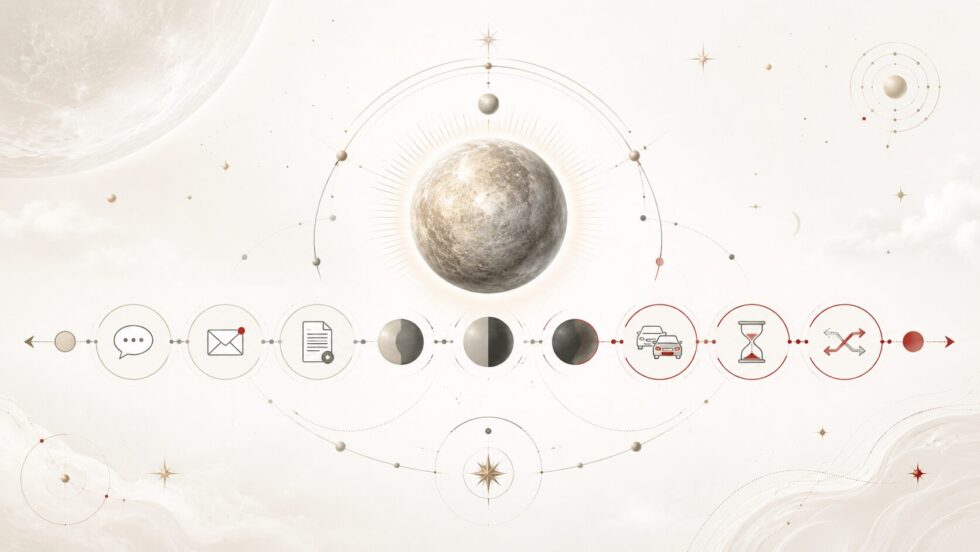 Mercury enters its retrograde shadow on 12 June 2026 before stationing on 29 June in Cancer. What it means for Westminster, London commuters, Scotland and Britain — and how to navigate the weeks ahead.