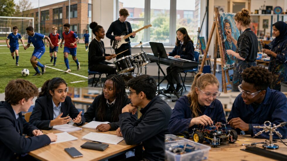 UK school enrichment activities funding: £132.5m backs after-school clubs, sport, arts, STEM and community programmes as ministers link real-world support to online safety. Ofsted will track offers.