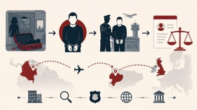 Matthew Ashley Foster-Smith, a British man from Dorset, has been arrested in Ecuador after Natalia Villalba&rsquo;s body was found in a suitcase in Bogot&aacute;. What Colombia, Britain and Interpol have confirmed.