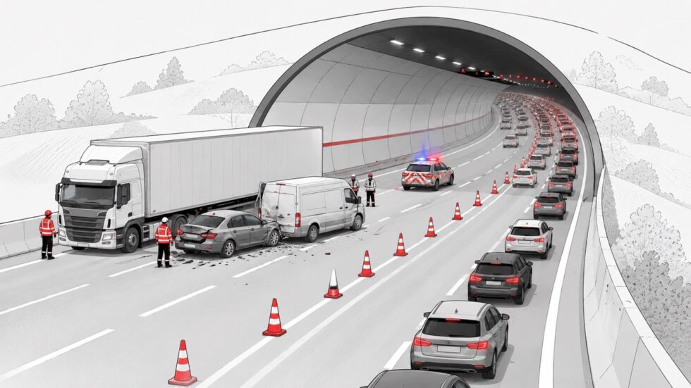 M25 traffic live: A multi-vehicle crash in the Holmesdale Tunnel caused long delays on the anticlockwise carriageway between J26 and J25 on Friday, 26 June 2026. Here is what drivers need to know.