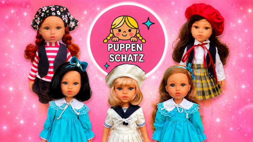 PUPPEN SCHATZ: a German limited collector edition for 2026, in collaboration with Paola Reina. Only 350 numbered dolls per model. Order officially on eBay with UK delivery.