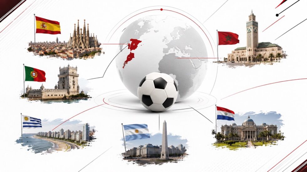 World Cup 2030 will be hosted by Spain, Portugal and Morocco, with centenary matches in Uruguay, Argentina and Paraguay. Here is where the tournament goes next and why six countries are involved.