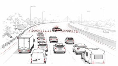 The M60 is shut anti-clockwise between J24 and J23 near Denton after an incident on 15 June 2026, all lanes closed and the J24 slip blocked. National Highways expects reopening just after midnight.
