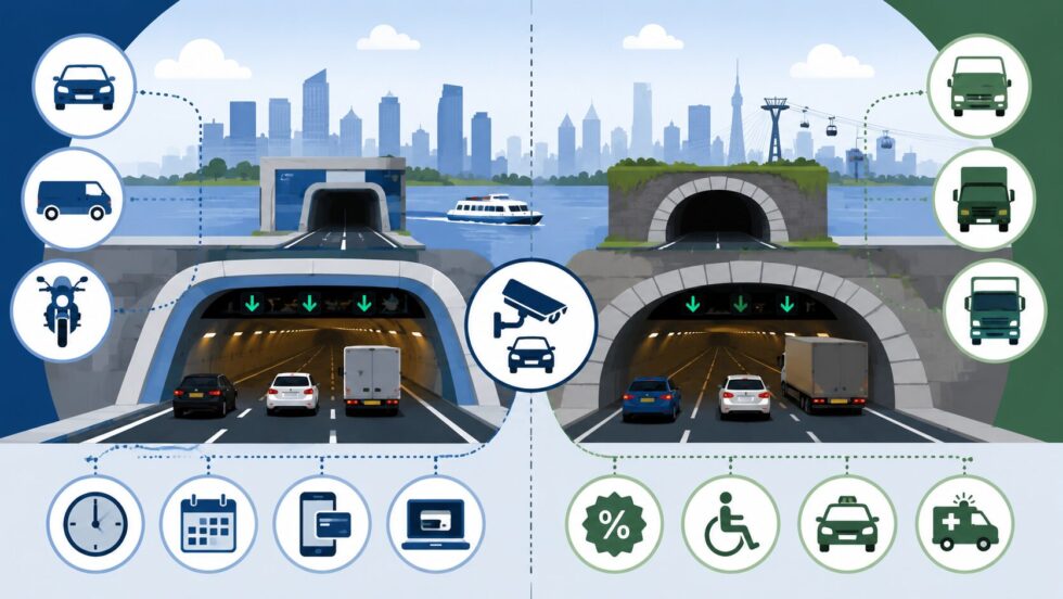 How much will Blackwall and Silvertown Tunnel charges rise in September 2026 and what changes for London drivers