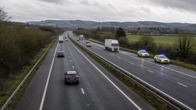 Avon and Somerset Police closed the M5 near Taunton on 13 June 2026 after reports of a person in live lanes, with traffic halted between J25 and J24 before searches found no one.