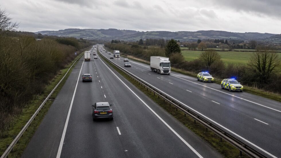 Avon and Somerset Police closed the M5 near Taunton on 13 June 2026 after reports of a person in live lanes, with traffic halted between J25 and J24 before searches found no one.
