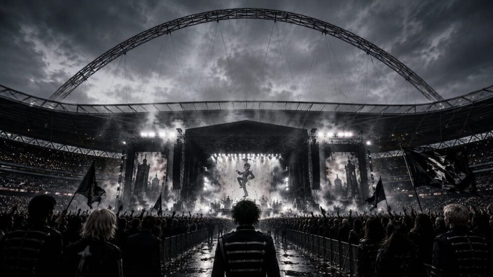 My Chemical Romance play three nights at Wembley Stadium in July 2026. The WP Times covers set times, full setlist, support acts, last-minute tickets, bag policy, seating and weather for the Black Parade shows.