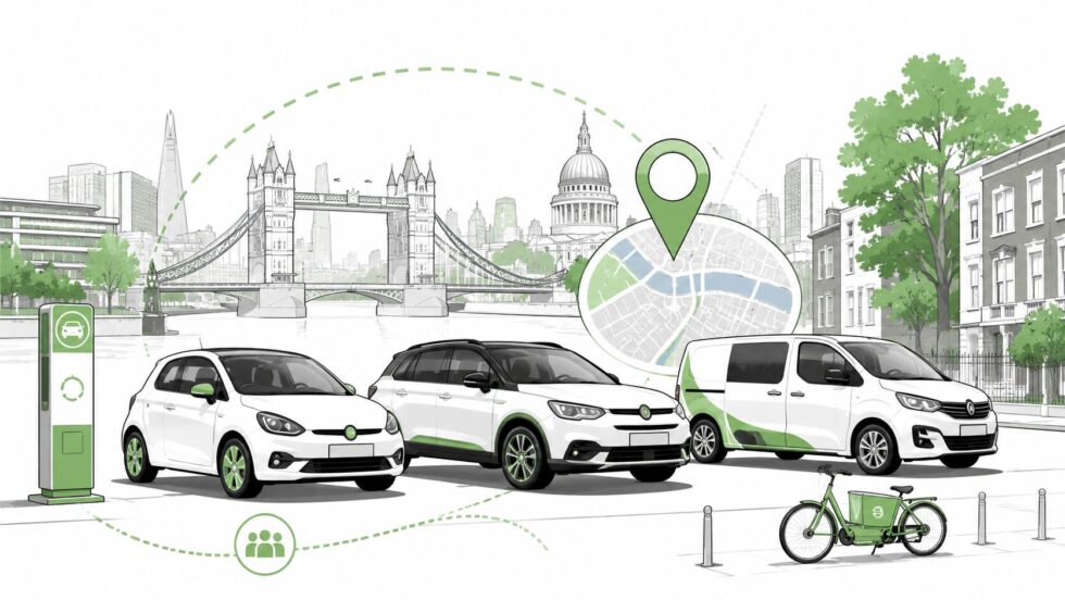 Car clubs return to Southwark after Zipcar’s UK exit: HiyaCar, Enterprise and Co-wheels add 30 vehicles from London Bridge to Dulwich as London rebuilds shared car access.