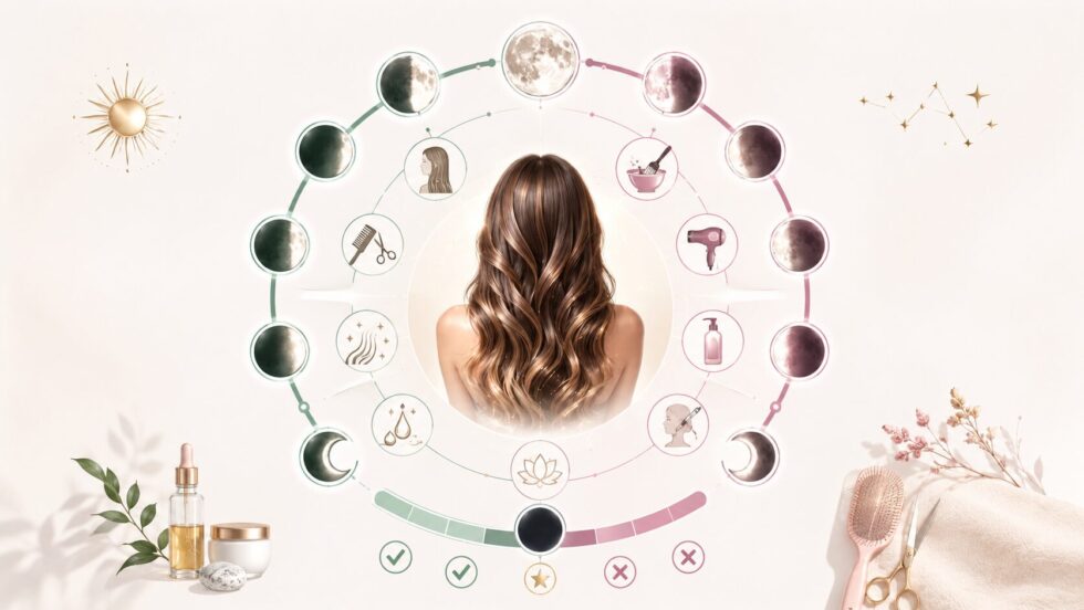 Lunar hair calendar for July 2026: the best and worst days to cut and colour your hair by the Moon — a full day-by-day UK guide, plus favourable dates for planned operations and beauty treatments.