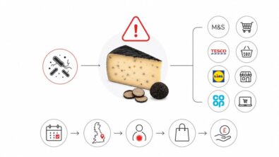 M&S recalls Truffle Gouda over Listeria as Tesco, Lidl, Co-op and Ocado-linked products face separate warnings. Check affected batches, dates, regions, health risks and refund advice.