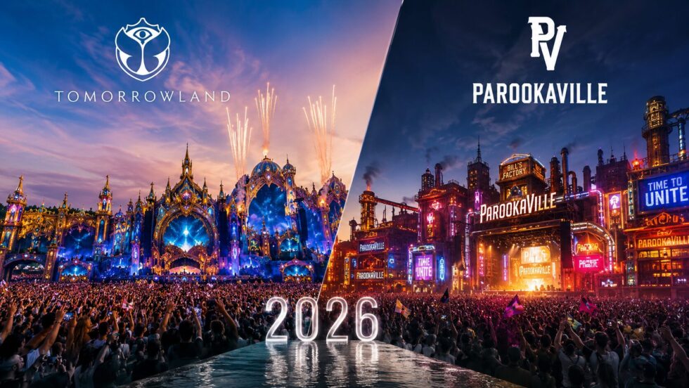 Tomorrowland and PAROOKAVILLE 2026 take place in Belgium and Germany this July. See dates, tickets, line-ups, camping and the best routes from London by Eurostar, plane, train or car.