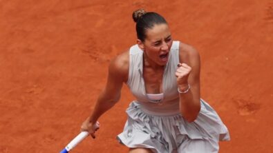 Ukraine's Marta Kostyuk reaches her first Wimbledon semi-final after beating Jasmine Paolini 6-3, 6-2 on Centre Court, setting up a last-four clash with Linda Noskova at the All England Club.