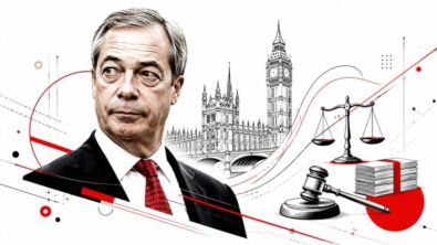 Reform UK leader Nigel Farage resigns as Clacton MP to fight a by-election amid scrutiny over a reported &pound;5m gift, Christopher Harborne, George Cottrell and Westminster declaration rules.