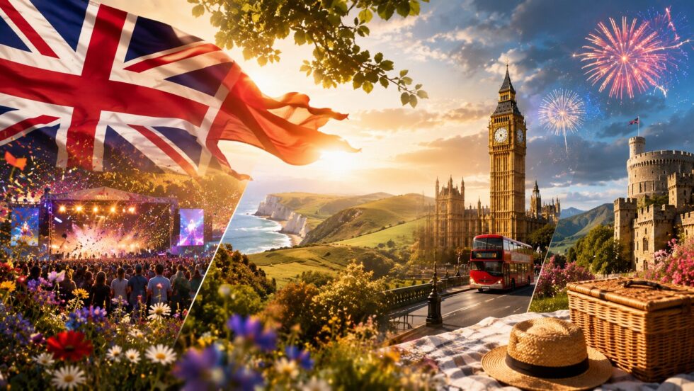 July 2026 UK guide: Northern Ireland's Twelfth bank holiday on 13 July, Pride in London, Wimbledon finals, BST Hyde Park, school holiday dates and a full events calendar for London, Belfast and beyond.