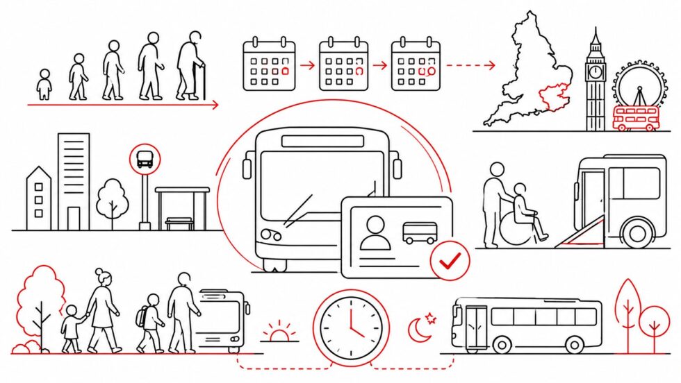 August England bus pass change explained: who must wait longer for free travel, how State Pension age rules work, what applies in London, and how to check the exact eligibility date online securely.
