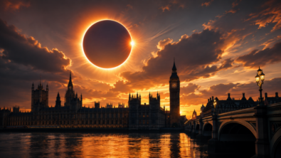 Solar eclipse 2026 UK guide: London eclipse time, visibility across Britain, where to get safe eclipse glasses, how to watch without eye damage and when the next UK eclipse will happen.