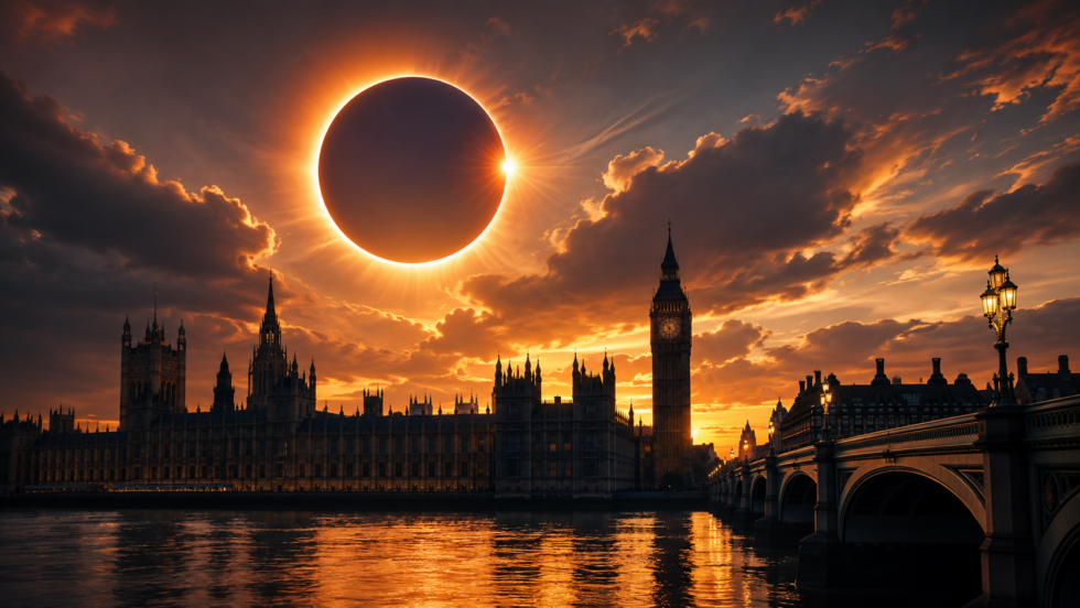 Solar eclipse 2026 UK guide: London eclipse time, visibility across Britain, where to get safe eclipse glasses, how to watch without eye damage and when the next UK eclipse will happen.