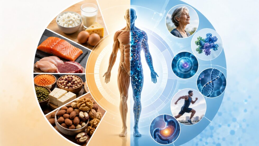 A major review of ageing and protein intake suggests that avoiding excess protein may improve metabolism and support longevity, but older and active adults may still need more.