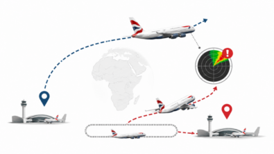 British Airways flight BA54 made an Airbus A380 7-hour return flight after a reported weather radar fault over Central Africa. Here is what happened and why it returned.