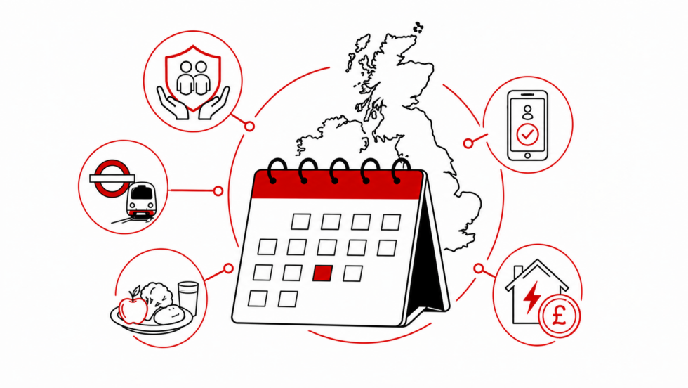 What changes in the UK in September 2026: new safeguarding rules, London transport works, free school meals, digital ID checks and energy costs. Key dates and practical details explained.